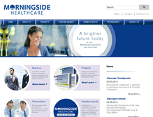 Tablet Screenshot of morningsidehealthcare.com
